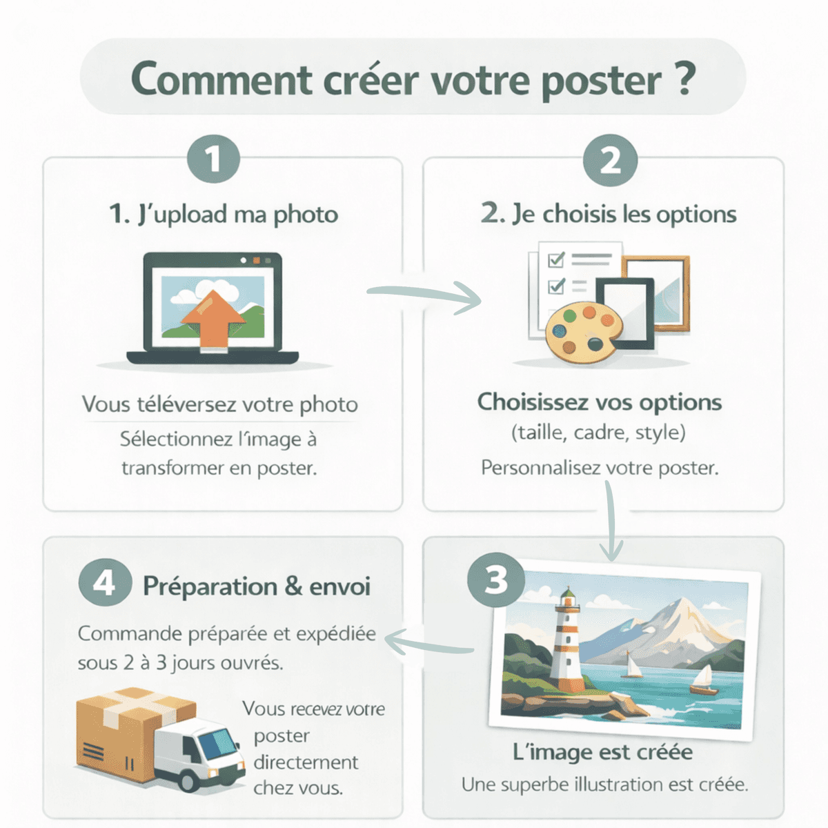 Processus de création de poster